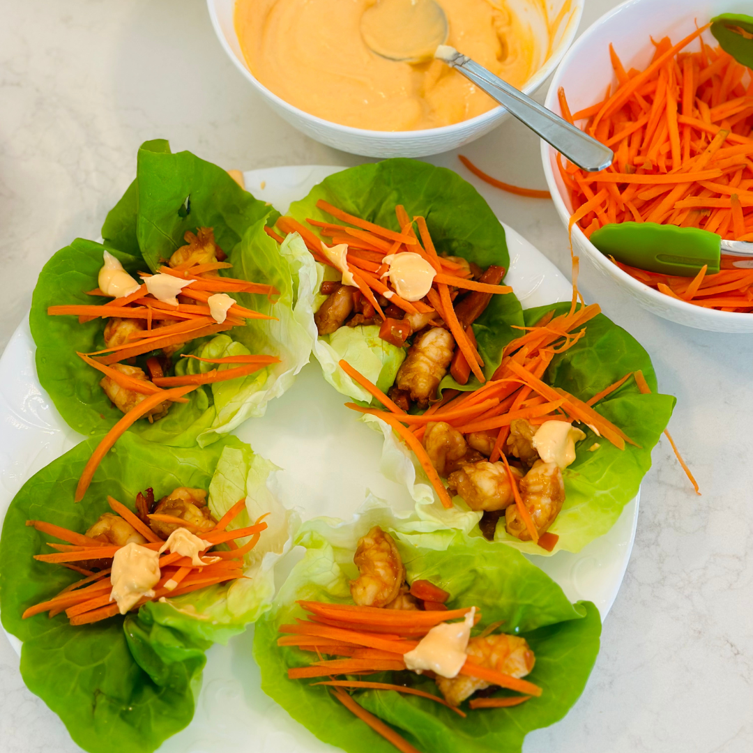 Shrimp Lettuce Wraps